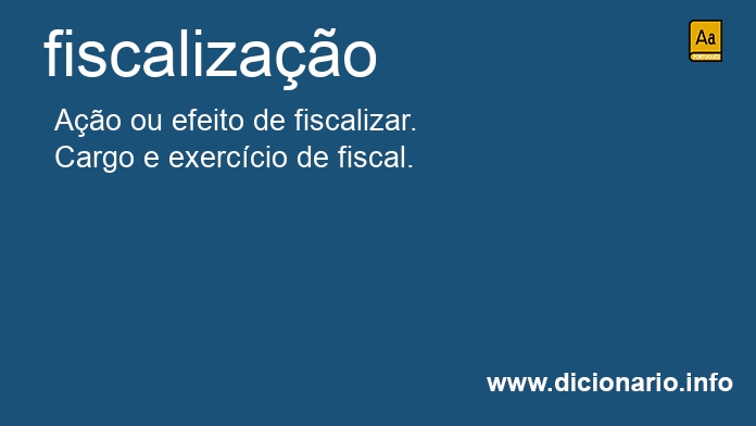 Significado de fiscalizaes