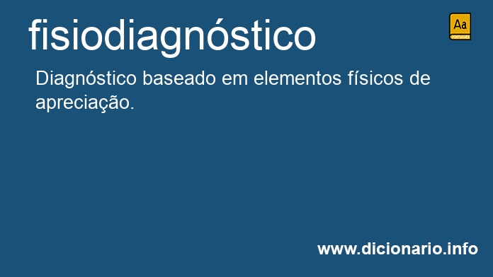 Significado de fisiodiagnstico
