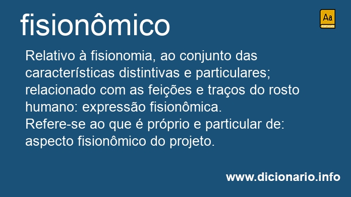 Significado de fisionmicos