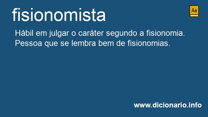 Significado de fisionomistas