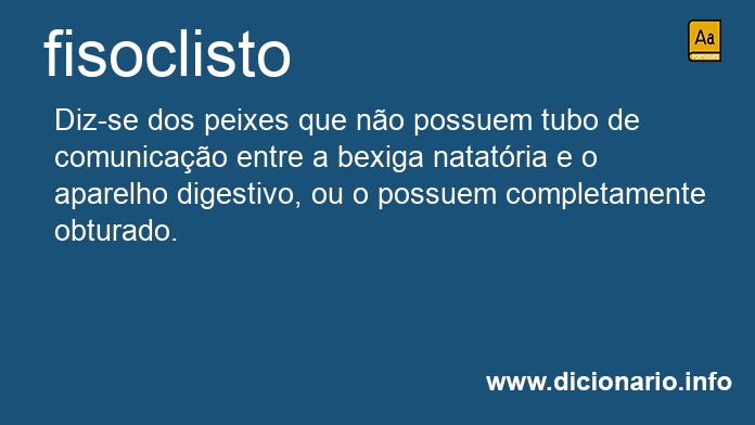 Significado de fisoclisto