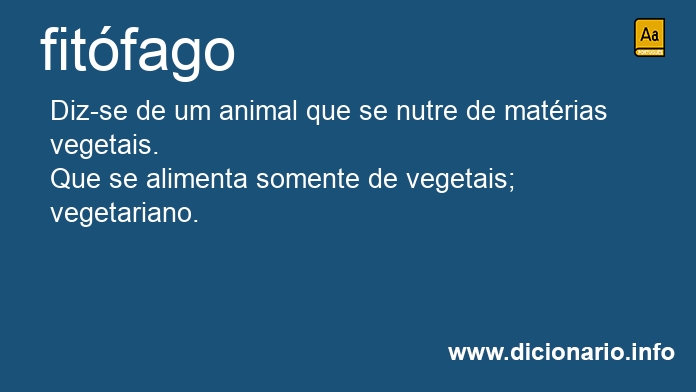 Significado de fitfago