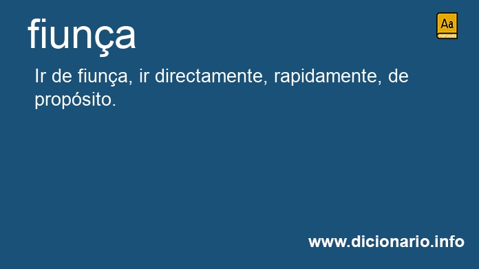 Significado de fiuna