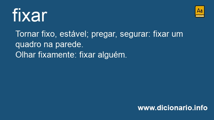 Significado de fixais