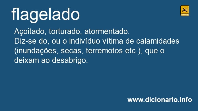 Significado de flagelada