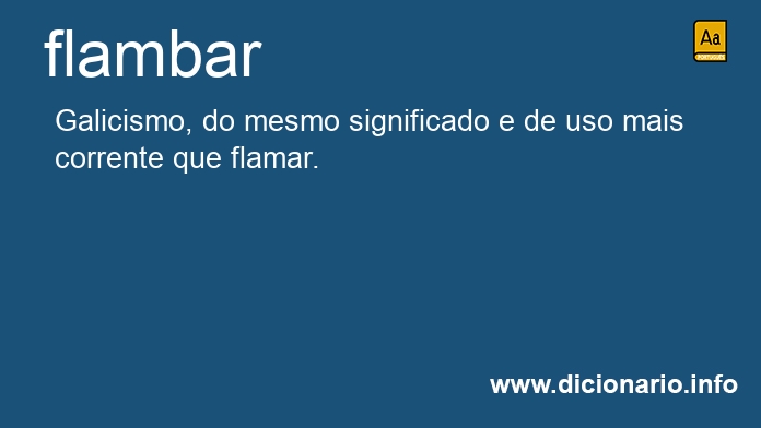 Significado de flambado