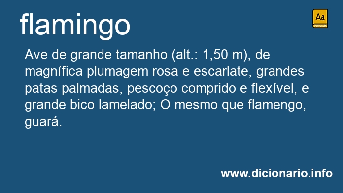 Significado de flamingo