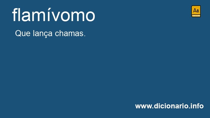 Significado de flamvomo