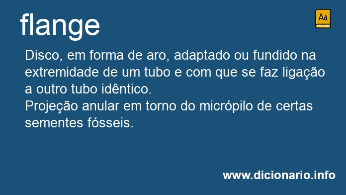 Significado de flanga