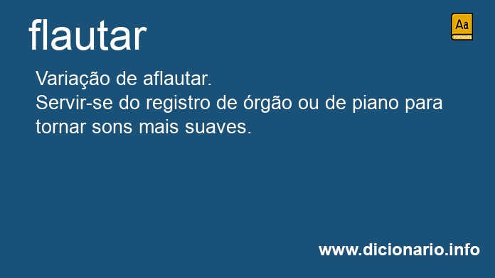 Significado de flautas