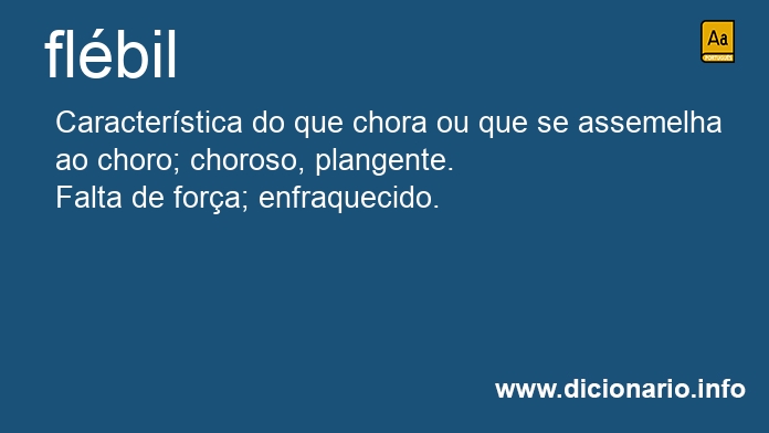 Significado de flbil