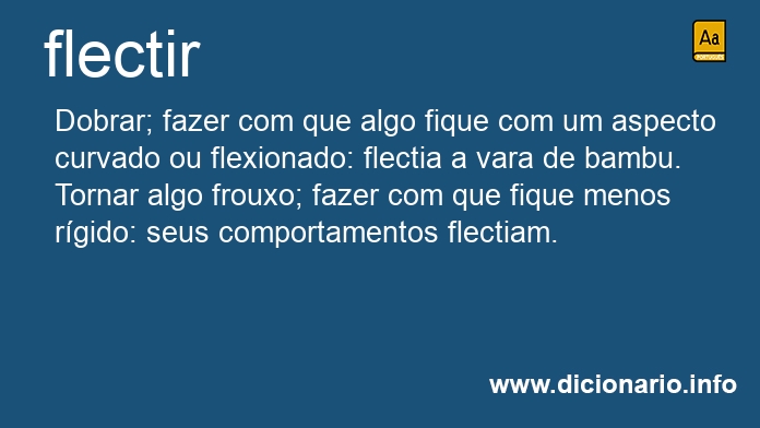 Significado de flecte