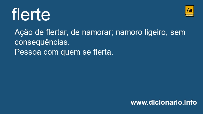 Significado de flerte