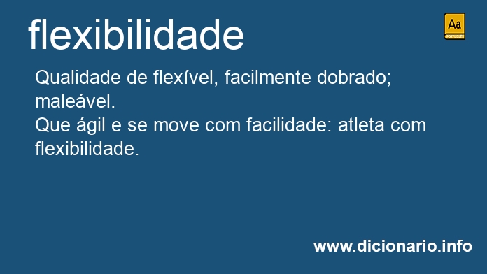 Significado de flexibilidades