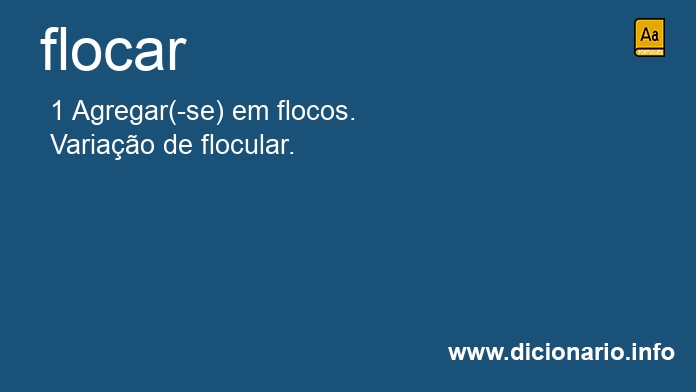 Significado de flocas