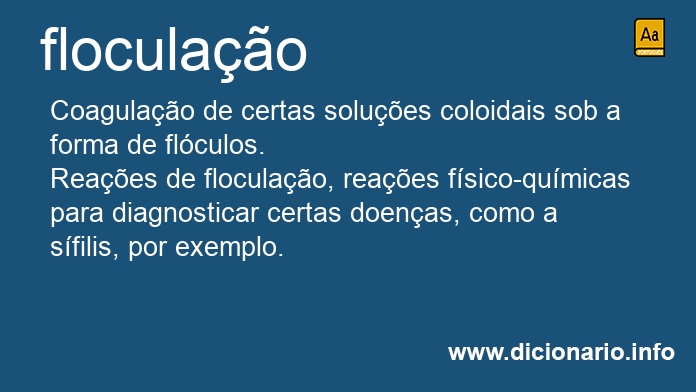 Significado de floculao
