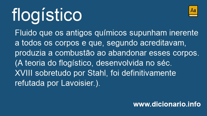 Significado de flogstico