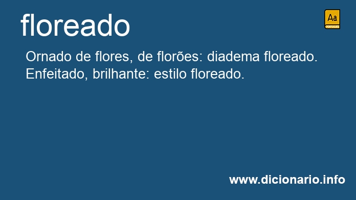 Significado de floreado