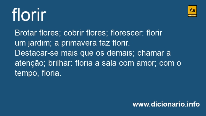 Significado de florias