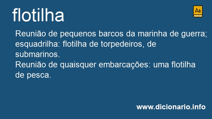 Significado de flotilha