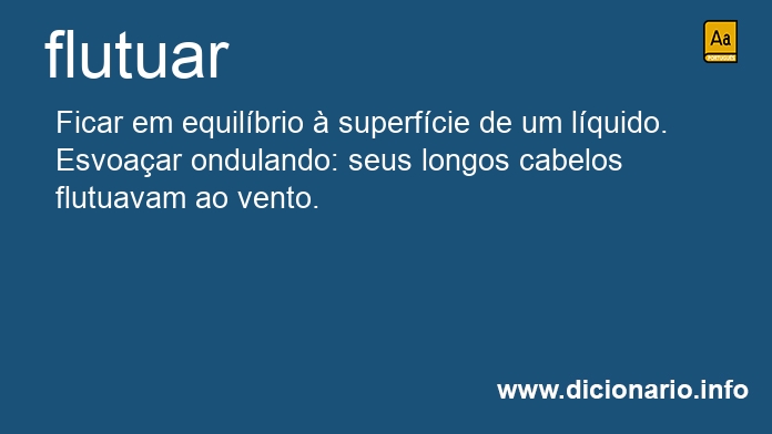 Significado de flutuam