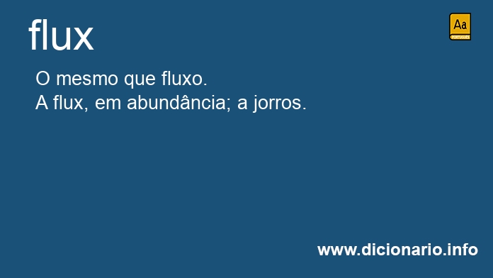 Significado de flux