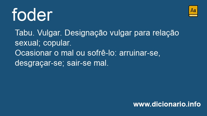 Significado de fodas