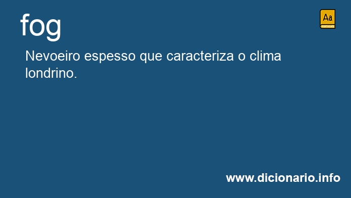 Significado de fog