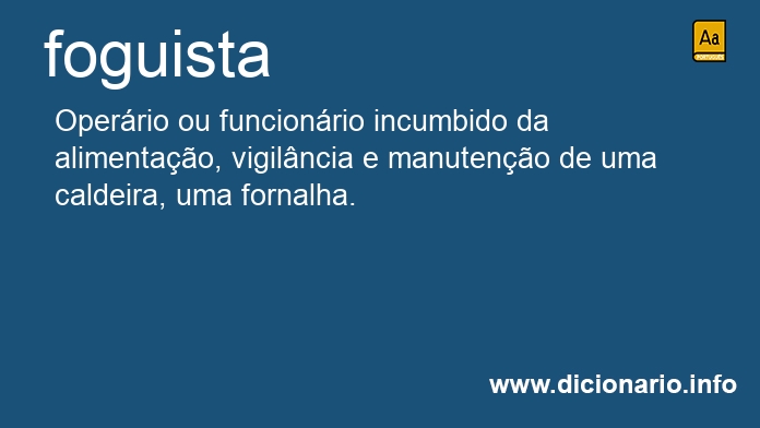 Significado de foguista