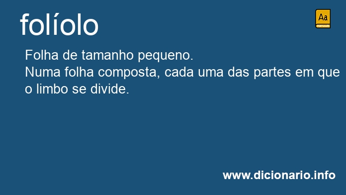 Significado de fololos