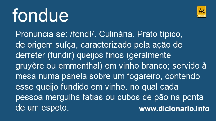 Significado de fondue