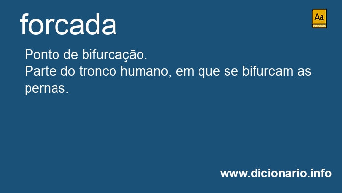 Significado de forcada