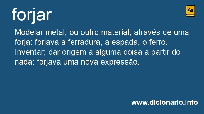 Significado de forjar