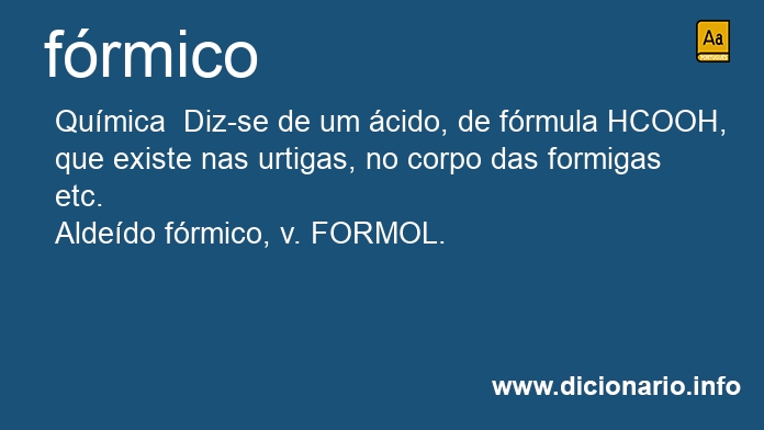 Significado de frmico