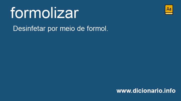 Significado de formolizado