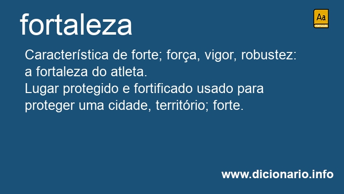 Significado de fortaleza