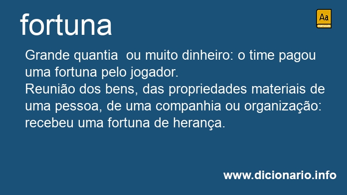 Significado de fortuna