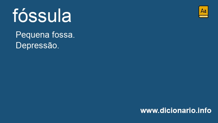 Significado de fssula