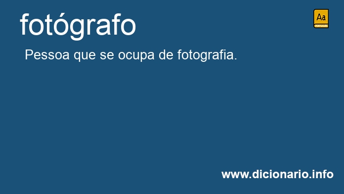 Significado de fotgrafa