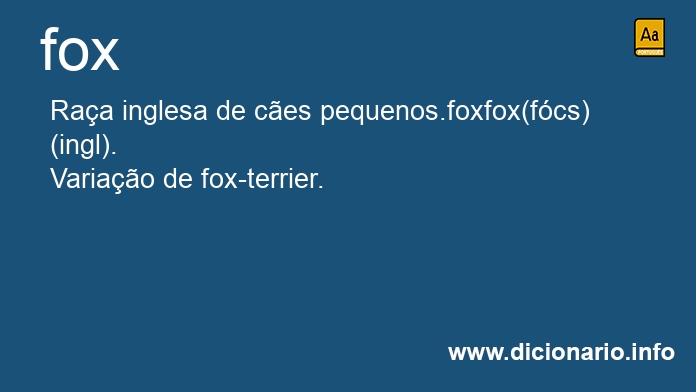 Significado de fox