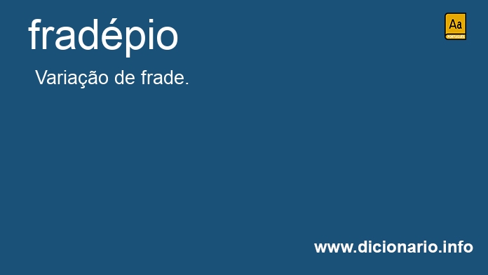 Significado de fradpio