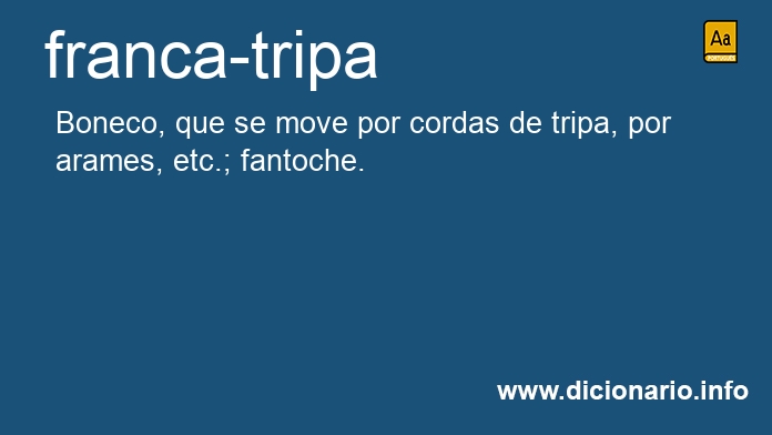 Significado de franca-tripa