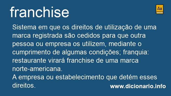 Significado de franchise