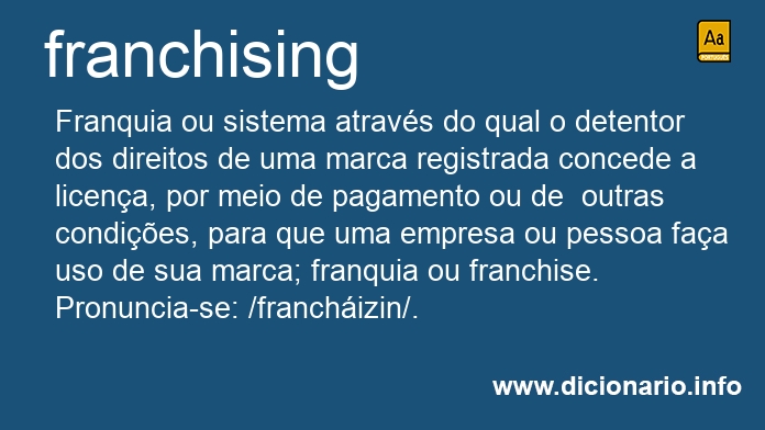 Significado de franchising