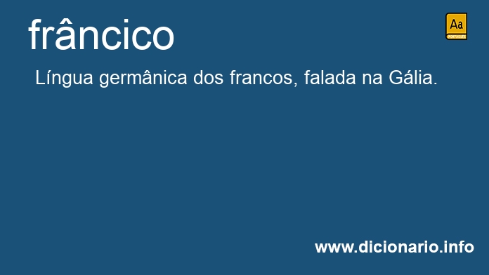 Significado de frncico