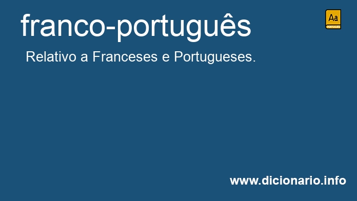 Significado de franco-portugus