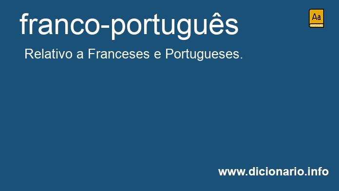 Significado de franco-portugus