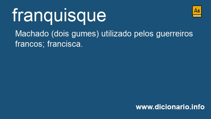 Significado de franquisque