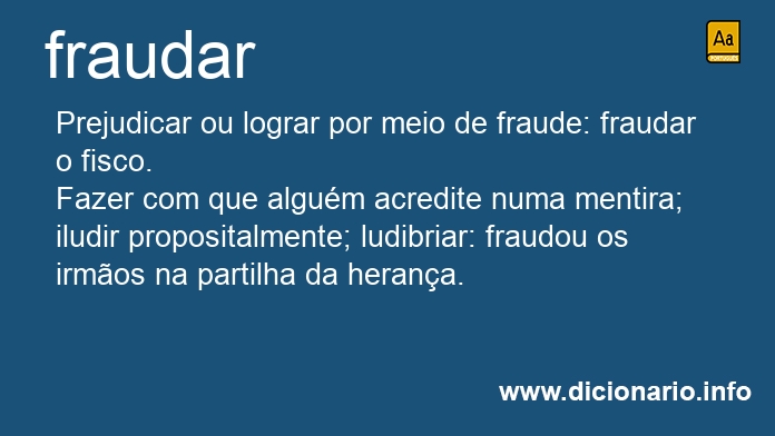 Significado de fraudado