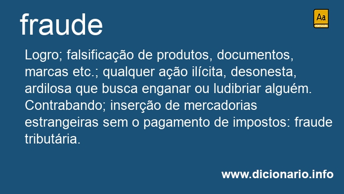 Significado de fraude